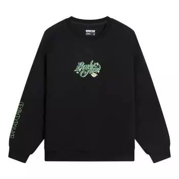 Спортивная толстовка Li-Ning BadFive Graphic Sweatshirt 'Black' AWDS653-1, черный