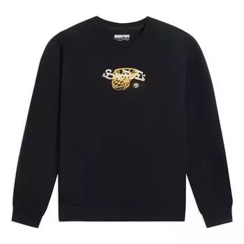 Спортивная толстовка Li-Ning BadFive Hoops Graphic Sweatshirt 'Black' AWDSB99-4, черный