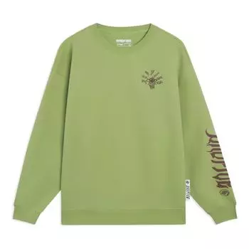 Спортивная толстовка Li-Ning BadFive Hoops Graphic Sweatshirt 'Moss Green' AWDT087-7, зеленый
