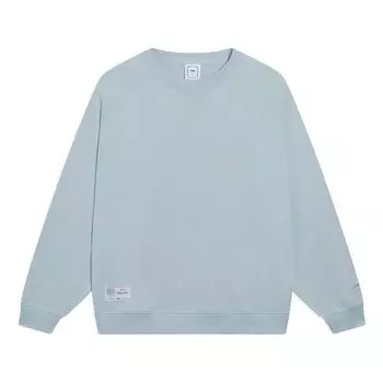 Спортивная толстовка Li-Ning Chinese Color Label Logo Sweatshirt 'Blue' AWDT073-7, синий