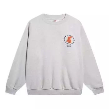 Спортивная толстовка Li-Ning Chinese Culture Graphic Sweatshirt 'Grey' AWDT237-1, серый