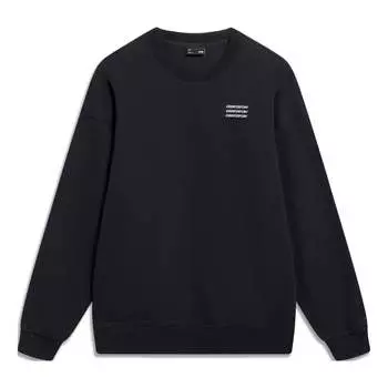 Спортивная толстовка Li-Ning Counterflow Triple Logo Sweatshirt 'Black' AWDT533-1, черный