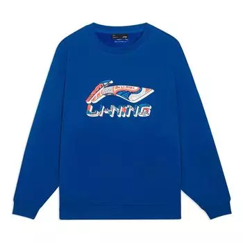 Спортивная толстовка Li-Ning Essential Logo Sweatshirt 'Blue' AWDSI59-4, синий