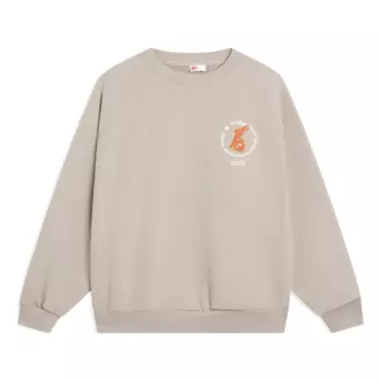 Спортивная толстовка Li-Ning Graphic Sweatshirt 'Khaki' AWDT237-2, желто-коричневый