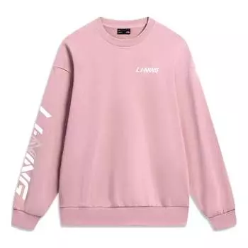 Спортивная толстовка Li-Ning Graphic Sweatshirt 'Pink' AWDT607-5, розовый