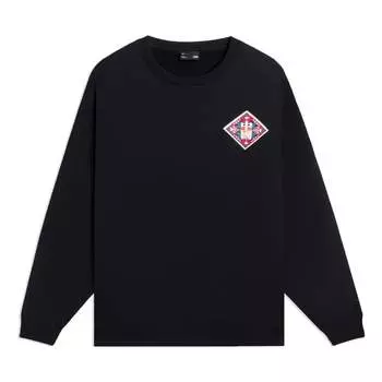 Спортивная толстовка Li-Ning Kaleidoscope Graphics Sweatshirt 'Black' AWDSF47-1, черный