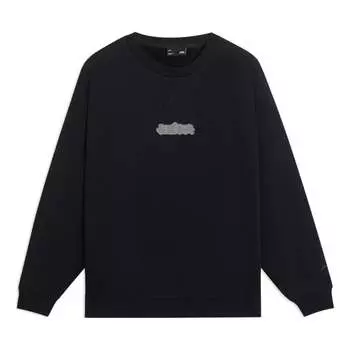 Спортивная толстовка Li-Ning Small Graphic Sweatshirt 'Black' AWDSB51-3, черный