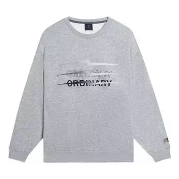 Спортивная толстовка Li-Ning Way Of Wade Thunder Graphic Sweatshirt 'Grey' AWDSC57-5, серый