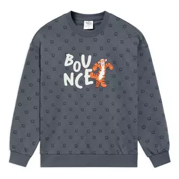 Спортивная толстовка Li-Ning x Disney Graphic Sweatshirt 'Storm Grey' AWDS557-3, серый