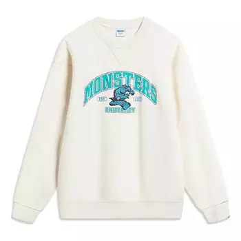 Спортивная толстовка Li-Ning x Disney Monster University Sweatshirt 'Beige' AWDT813-2, бежевый