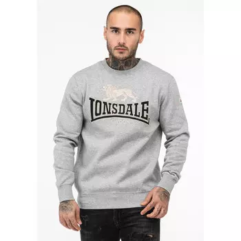 Спортивная толстовка Lonsdale, цвет grau/schwarz/schwarz