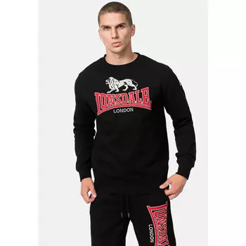 Спортивная толстовка Lonsdale, цвет schwarz/rot