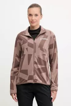 Спортивная толстовка Multi Adidas Terrex, коричневый