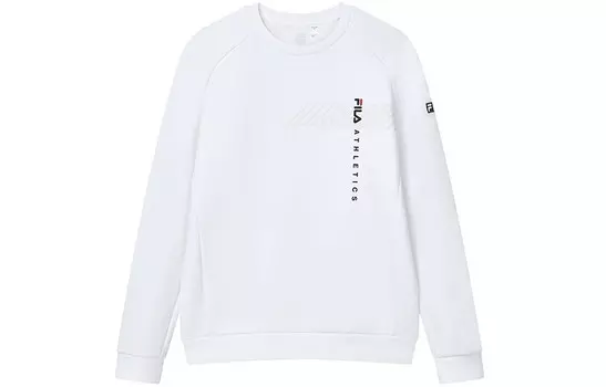 Спортивная толстовка мужская белая Fila, цвет Jade White