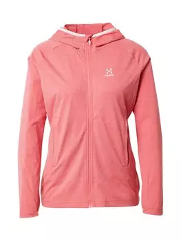 Спортивная толстовка на молнии Haglfs Mirre, розовый