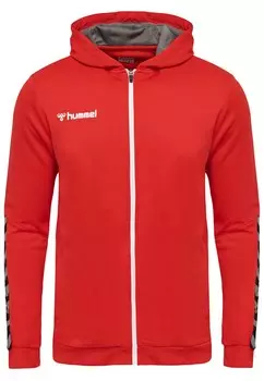 Спортивная толстовка на молнии Hummel, красный
