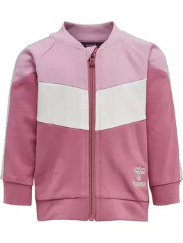 Спортивная толстовка на молнии Hummel Sakina, розовый/пастельно-розовый