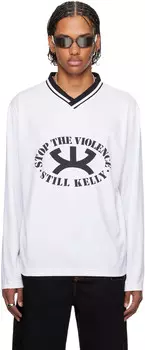 Спортивная толстовка «Остановите насилие» Still Kelly, белый