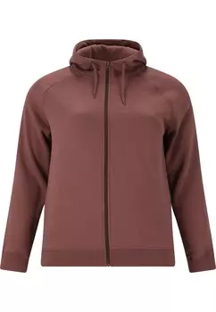 Спортивная толстовка Q by Endurance Athletic Zip-Up Hoodie Lanso, цвет Chestnut brown