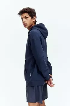 Спортивная толстовка с капюшоном Drymove H&M, синий