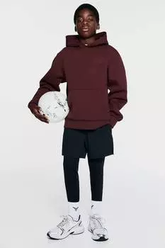 Спортивная толстовка с капюшоном из драймува H&M, красный