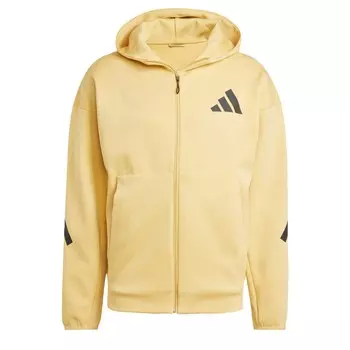 Спортивная толстовка с капюшоном на молнии ADIDAS SPORTSWEAR Z.N.E., желтый