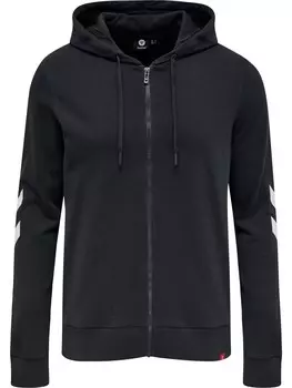 Спортивная толстовка с капюшоном на молнии Hummel, черный