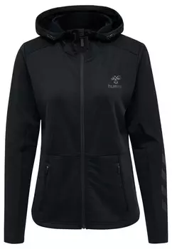 Спортивная толстовка с капюшоном на молнии Hummel SELBY, черный