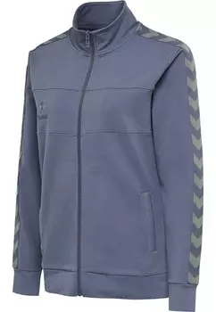 Спортивная толстовка с капюшоном на молнии Hummel, синий