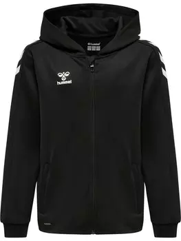 Спортивная толстовка с капюшоном на молнии Hummel CORE XK POLY, черный