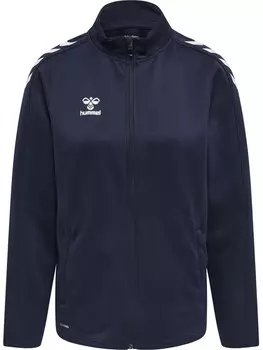 Спортивная толстовка с капюшоном на молнии Hummel Core, темно-синий