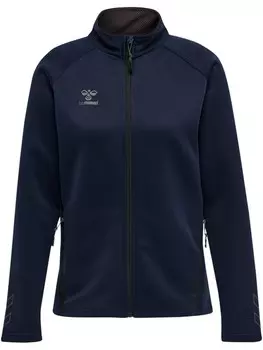 Спортивная толстовка с капюшоном на молнии Hummel Cima Xk, темно-синий