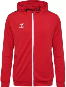 Спортивная толстовка с капюшоном на молнии Hummel Authentic, цвет Cranberry
