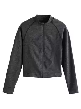 Спортивная толстовка с капюшоном на молнии Next, антрацит