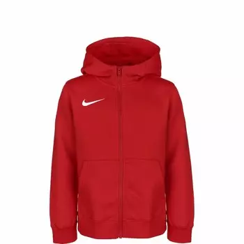 Спортивная толстовка с капюшоном на молнии NIKE, цвет Blood red