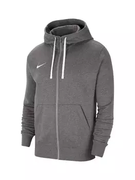 Спортивная толстовка с капюшоном на молнии NIKE, пятнистый серый