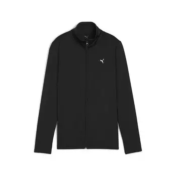 Спортивная толстовка с капюшоном на молнии PUMA Strong, черный