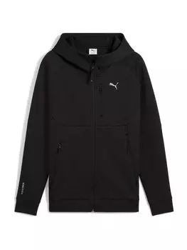 Спортивная толстовка с капюшоном на молнии PUMA PUMATECH, черный
