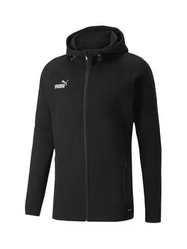 Спортивная толстовка с капюшоном на молнии PUMA, черный