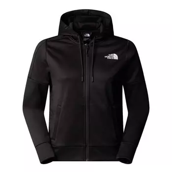 Спортивная толстовка с капюшоном на молнии THE NORTH FACE, черный