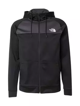Спортивная толстовка с капюшоном на молнии THE NORTH FACE, черный