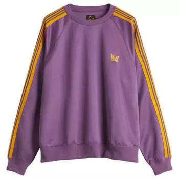 Спортивная толстовка с круглым вырезом Needles, фиолетовый