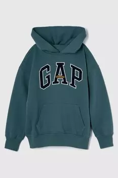Спортивная толстовка с логотипом (4 13 лет) Gap, зеленый