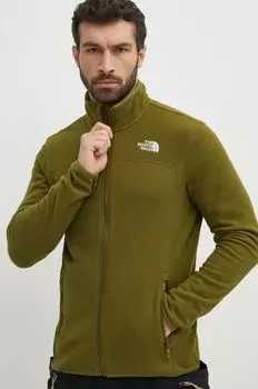 Спортивная толстовка с молнией во всю длину Glacier The North Face, зеленый
