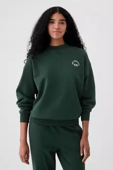 Спортивная толстовка с воротником стойкой и логотипом Gap, зеленый