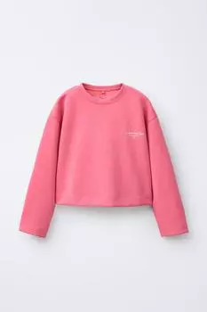 Спортивная толстовка со слоганом ZARA, цвет Coral