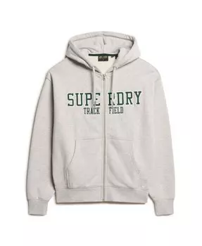 Спортивная толстовка Superdry Athletic Zip-Up Hoodie, светло-серый