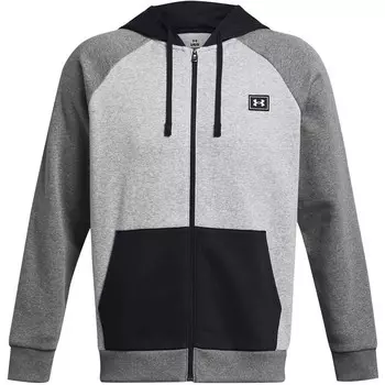 Спортивная толстовка UNDER ARMOUR Athletic Zip-Up Hoodie Rival, цвет Grey/Graphite
