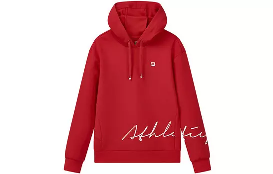 Спортивная толстовка женская красная Fila