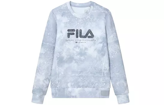 Спортивная толстовка женская пыльно-синяя Fila